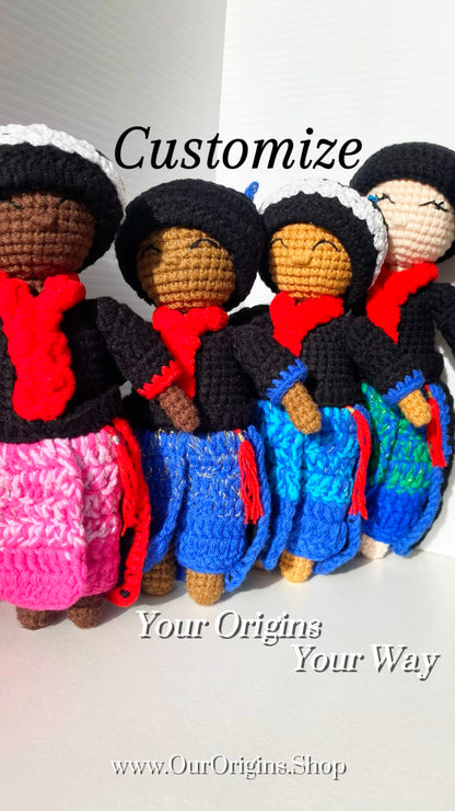 IU MIEN Doll - Girl O, Handmade Mini Amigurumi