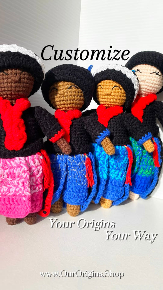 IU MIEN Doll - Girl O, Handmade Mini Amigurumi