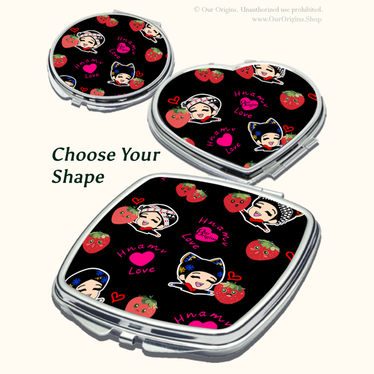 IU MIEN Compact Mirror - Strawberry Midnight